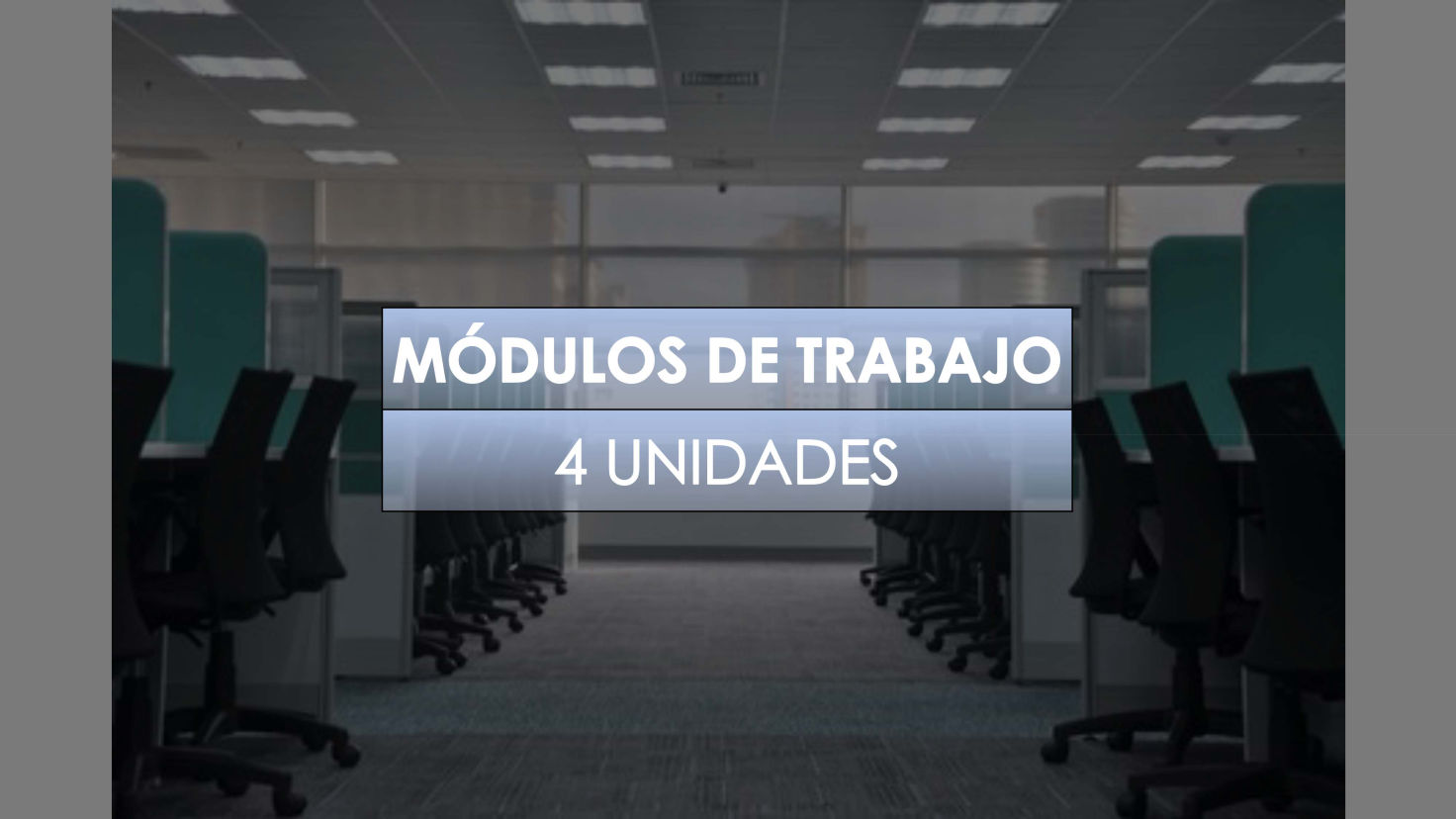 Módulos de Trabajo